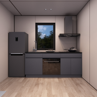 Bâtiments portables Maisons préfabriquées 20 pieds 30 pieds Structure en acier Maisons conteneurs extensibles