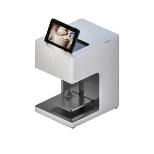 OEM圣诞3D数码可食喷墨印刷机拿铁彩色咖啡打印机自动自拍咖啡打印机