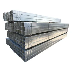 coated structural galvanised steel square tube carbon steel pipe square and rectangle pipes tubes