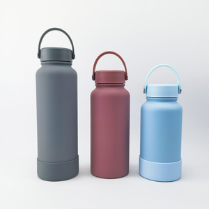 Bouteille d'eau en acier inoxydable à double paroi sous vide avec base en silicone pour sports de plein air 22oz 32oz 40oz 1000ml - Product Image 2