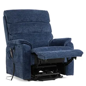 CJSmart בית כיסא הרמה כוח גדול גדול גבר גדול להניח כורסה שטוחה כפול מנוע עיסוי חום לקשישים
