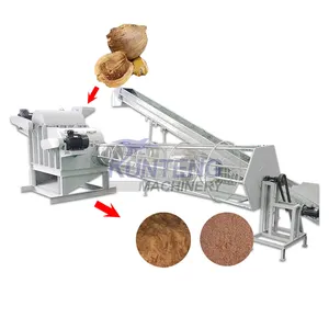 Lowest Price Coconut Fiber Palm Fiber Extract Pot Machine Coco Peat Pellets Maker Machine