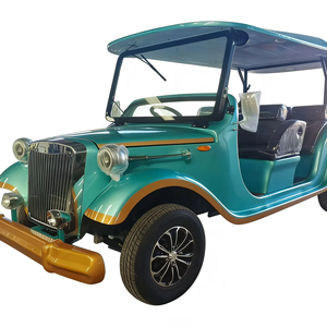 Voiture électrique vintage de luxe 6 places, navette touristique classique - Product Image 1