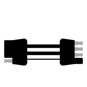 المزدوج موصل تسخير كيت 2 دبوس قابس كهربائي للسيارات LED مصباح المقبس أو قطاع التوصيل والتشغيل - Product Image 2