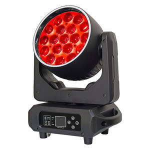 19pcs 15w rgbw 4 ב 1 הוביל שטיפת זום אור ראש נע אור עם רצועות <span class=keywords><strong>dmx</strong></span> שליטה 3200k-5600k עבור מועדון לילה מסיבת לילה במלון dj - Product Image 2