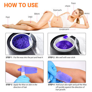 Outil d'épilation Épilateur Chauffe-<span class=keywords><strong>cire</strong></span> Kit de <span class=keywords><strong>cire</strong></span> dépilatoire professionnel Chauffe-<span class=keywords><strong>cire</strong></span> fondant en haute qualité - Product Image 5