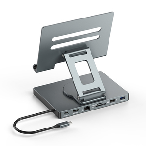 Blueendless USB 3.0 PD 100W Charger Hub Docking Station HDTV 4K RJ45 Stand Multiport 7 In 1 USB <strong>C</strong> SD TF <strong>Type</strong> <strong>C</strong> Dock Hub <strong>Adapter</strong> - Product Image 1