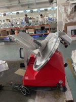 Trancheuse à viande semi-automatique en aluminium moulé sous pression économique Hualing/Zica HBS-300A avec couleur personnalisée, trancheuse à fromage