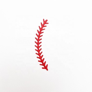 Bricolage en gros de patchs de broderie complets au fer à repasser, points de dentelle rouge pour casquette de camionneur, insigne de broderie de capitaine - Product Image 4