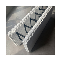 Systèmes de construction extérieurs : Blocs de béton isolant (ICFs) à surfaces texturées, barres d'acier de connexion – Catégorie de produit : Panneaux
