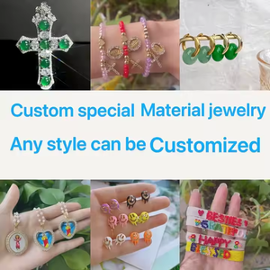 फेंगयुआन कस्टम गहने निर्माता डिजाइन लोगो हार वरिंग्स कंगन चांदी पीतल स्टेनलेस स्टील फैशन गहने - Product Image 4