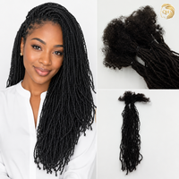 Extensions de micro-sisterlocks en cheveux humains 0,2 cm, faits à la main, interlock locs, cheveux vierges Remy de qualité supérieure, vente en gros en vrac