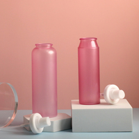 Flacon cosmétique vide en PET rose transparent, parfum, désodorisant, 100 ml, 150 ml, emballage personnalisé avec vaporisateur sans air