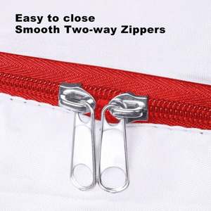 Grand conteneur de rangement robuste avec poignées, arbres artificiels démontables, tissu polyester pliable, rangement pour sapin de Noël - Product Image 5