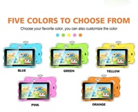 7-Zoll Kinder-Tablet, Mehrsprachig, Optional US/EU/UK/Australien-Stecker, Sturzsicheres Design, Pädagogisches Kinder-Tablet