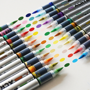 Rotuladores Acrílicos de Punta Suave con Logotipo Personalizado de Alta Calidad, <span class=keywords><strong>Marcadores</strong></span> Acrílicos de Secado Rápido, Suministros de Arte Profesional - Product Image 5