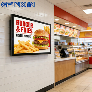 Affichage numérique, solutions personnalisées pour les restaurants, <span class=keywords><strong>écran</strong></span> publicitaire LCD HD mural pour la présentation des menus alimentaires - Product Image 1
