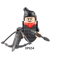KT1088 Figurines de Soldats Anciens Blocs de Construction Miniatures Accessoires d'Armure et de Casque de l'Empire Qin Jouet Modèle en Plastique ABS Écologique pour