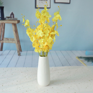 Fleurs artificielles, arrangements floraux en plastique, bouquets de fleurs en soie de 10 cm à 30 cm pour la décoration intérieure du salon - Product Image 4