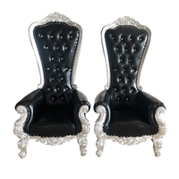 Chaise Trône Royale de Luxe à Dossier Haut pour Mariage, en Plastique Moderne, pour Événements, Chambre, Vente en Gros, Location, Durable, pour Mariés, Meilleures Ventes