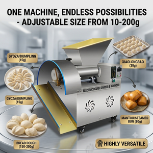 <span class=keywords><strong>Diviseuse</strong></span> de pâte électrique compacte de table, haute précision, double tension, gain de place, automatique, pour petite boulangerie - Product Image 2