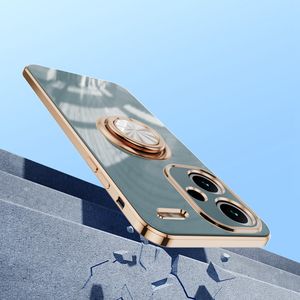 Funda de silicona de TPU galvanizada con soporte de anillo magnético para Redmi Note 13 Pro Plus <span class=keywords><strong>5G</strong></span> - Product Image 2