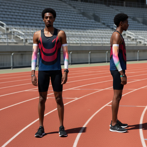 Tessuto <span class=keywords><strong>Jacquard</strong></span> in Rete Traspirante Leggero ed Elastico 140Gsm Personalizzato Colorato per Magliette Sportive Estive da Corsa - Product Image 2