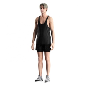 Ropa Deportiva de Moda para Fisicoculturismo, Secado Rápido, Transpirable, con Forro, Pantalones Cortos Deportivos 2 en 1 para Hombre, para Gimnasio - Product Image 6