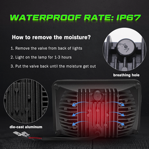 ไฟหน้ารถบรรทุก Kenworth H4 LED คุณภาพสูง ขนาด 4x6 นิ้ว ไฟสูง/ต่ำแยกส่วน 4 ชิ้น ชุดไฟหน้า LED สำหรับรถออฟโรด - Product Image 6