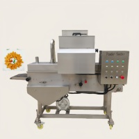 Machine à paner les filets de poulet / les steaks de poulet frits / les poulets frits façon popcorn
