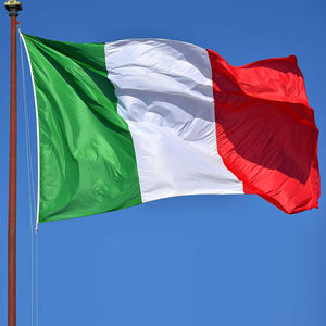Bandera Italiana 2026 de 3x5 pies, Bandera de Fútbol para Exteriores, Banderas para Fanáticos del Equipo Italiano, Bandera Corporal Italiana, Funda para Coche Italiana - Product Image 1