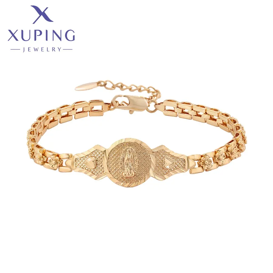 X000675783 gioielli Xuping 18K colore oro all'ingrosso moda serie religiosa charm bracciali gioielli bracciale