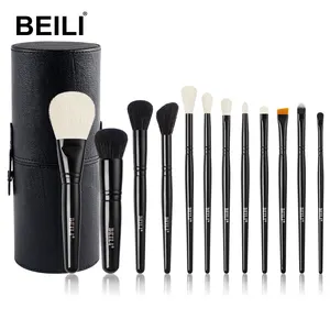 BEILI Hot Sell Private Label Beauty Makeup Brush Set Package Blender With Box Custom Makeup Sponge Brochas De Maquillaje Low Moq