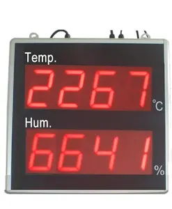 TEREN Large LED Display Screen For Temperature Humidity Differential Pressure Measuring