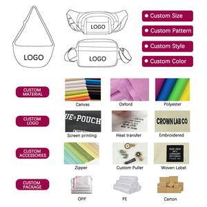 Nouveau sac à bandoulière unisexe en PU imperméable, tendance, simple, personnalisé, pour téléphone portable, décontracté, petit sac bandoulière - Product Image 5