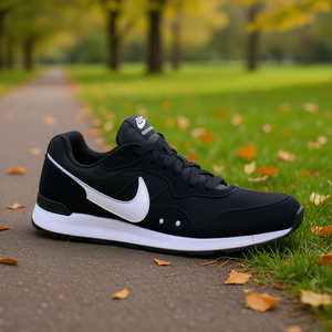 Chaussures de course Nike Venture Runner pour homme, taille 11, noir et blanc, maille synthétique, semelle extérieure en caoutchouc, semelle intermédiaire en EVA, style printemps - Product Image 2