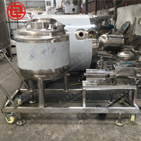 Machine à réservoir de mélange d'émulsion de peinture automatique de réacteur d'acier inoxydable avec la pompe d'émulsification pour le mélange de boisson d'énergie de poudre