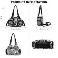 Fournisseur en gros de sacs à main à imprimés animaux variés, sac hobo biker clouté Y2K, sac à bandoulière pour femme en cuir PU tressé, faible MOQ 20