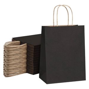 Bolsas de Papel Kraft con Asas, Tamaño Mediano, Reciclables, para Regalos, Manualidades, Fiestas, Cumpleaños, Detalles, Festivales - Product Image 1