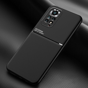 Pour <span class=keywords><strong>Xiaomi</strong></span> <span class=keywords><strong>Redmi</strong></span> <span class=keywords><strong>Note</strong></span> <span class=keywords><strong>11</strong></span> <span class=keywords><strong>Pro</strong></span> 5G Version étrangère <span class=keywords><strong>coque</strong></span> de téléphone magnétique inclinable classique (noir) - Product Image 1