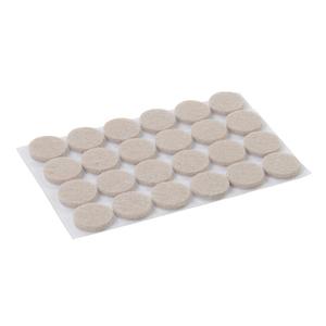Protecteurs en feutre auto-adhésifs Fixman 24pk 20mm Round - Product Image 1