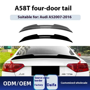 สปอยเลอร์หลังทรงสปอร์ตสำหรับรถยนต์ A5 8T สี่ประตู รุ่น Sportback วัสดุ ABS และคาร์บอนไฟเบอร์ สำหรับการตกแต่งรถยนต์ข้ามประเทศ รุ่น HH-UNIV-063 Cross-bo - Product Image 3