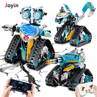 695 PCS STEM 3-en-1 App Programmable Robot WALL-E Kit de bricolage pour enfants Jouet éducatif avec pistes et engrenages