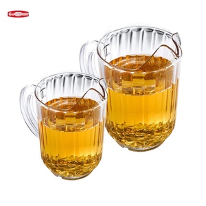 Vaisselle en plastique transparent de 1,8 L pour service de boissons Carafe à thé glacé Pichet à eau avec couvercle - Product Image 5