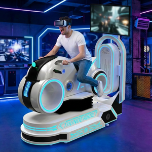 เกมอาร์เคดรถแข่งมอเตอร์ไซค์ 9D Racing Metal Motion สำหรับเล่นที่บ้าน โรงเรียน หรือกลางแจ้ง - Product Image 1