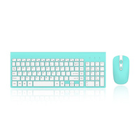 Good Quality Photoelectric Sensor 800/1200/1600 DPI 2.4G Ergonomics Wireless Mouse OEM Customized Layout 104 Keys Keyboard Kits
