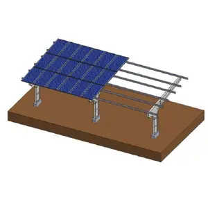 Bristar PV Kệ Tấm Pin Mặt Trời cấu trúc carport cho bãi đậu xe gắn kết kim loại gắn kết