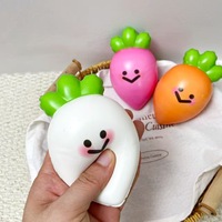 Jouet Squishy en PU à Montée Lente, Simulation Réaliste de Tranche de Pastèque de Haute Qualité, Jouet à Presser Doux pour Adultes, Décoration de Bureau