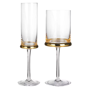 Copas de <span class=keywords><strong>Vino</strong></span> Transparentes al por Mayor, Vasos de Cerveza, Juego de Vasos Ecológicos Modernos y de Lujo para el Hogar y Restaurantes - Product Image 2