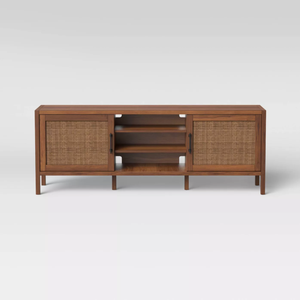 living room bedroom cabinet American Style High grade rattan braid with drawer storage TV cabinet